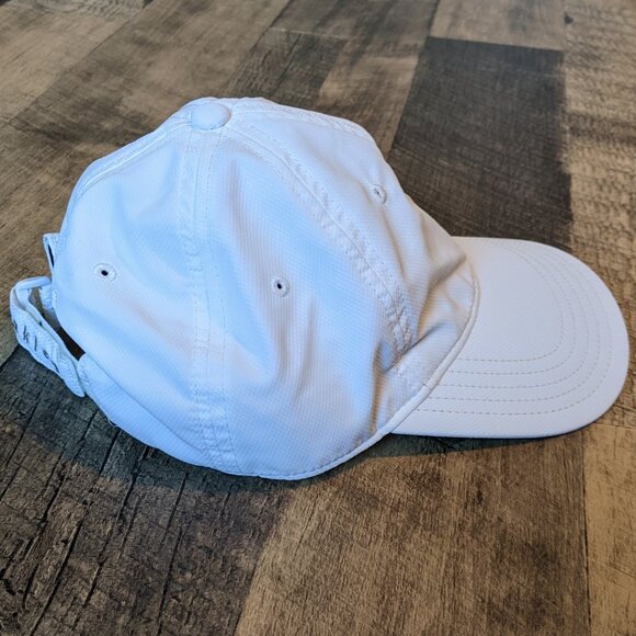 Oakley Hydrolix Hat Strapback Lightweight White Polyester Baseball Cap - Picture 4 of 6